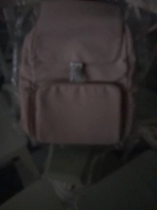 Mochila color beis señora impermeable