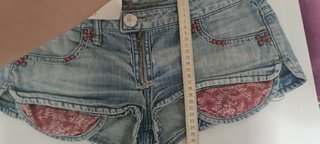 Lote 2 shorts vaqueros mujer T38