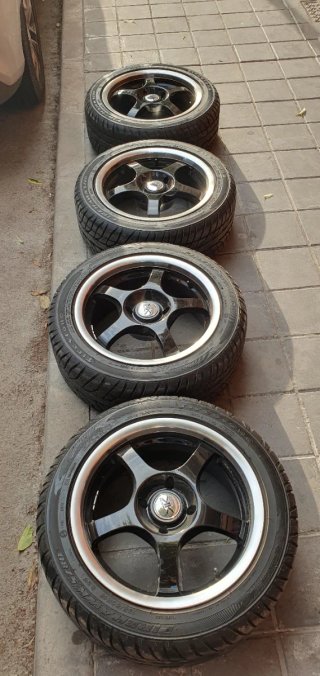 Llantas 4x108 R15/195 /50 con Neumáticos