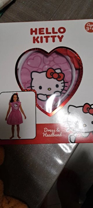 Vestito Hello Kitty bambina 3-4 anni