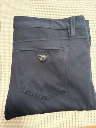 Pantalón Vestir Emporio Armani W32 L34 Elástico