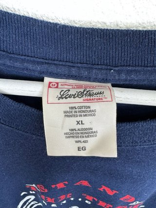 Camiseta Levi's Retro Graphic Y2K Oversize Azul