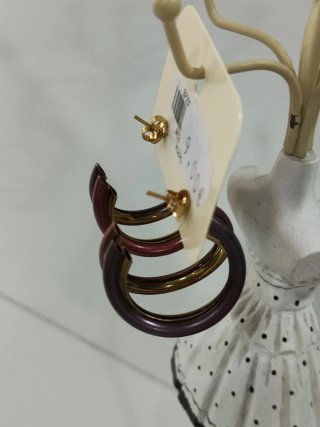 Pendientes Aro Tricolor VIVIANA MODA