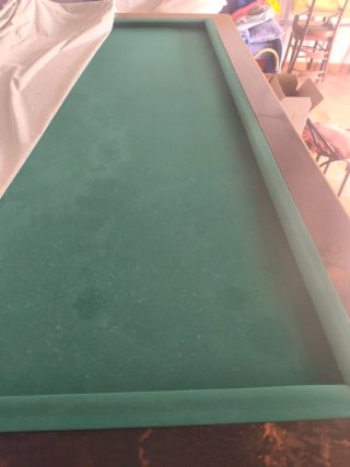 Mesa de billar verde