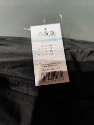 2/ Unid Braguita Bikini F2 negra talla 42 - 44