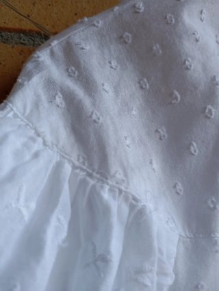 Blusa Zara Blanca Volantes
