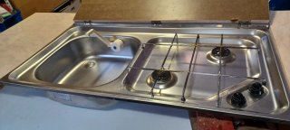Cocina encimera caravana