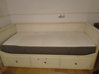 Cama Diván Ikea Hermes Blanca