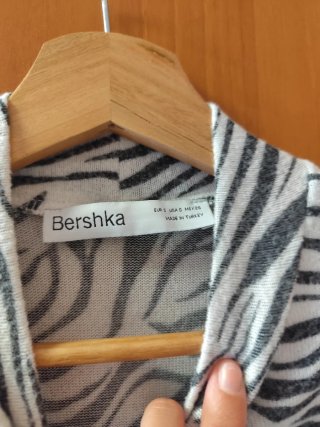 Vestido estampado cebra
