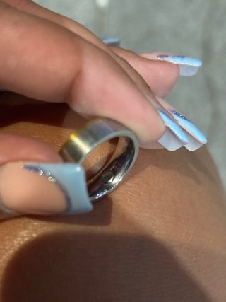 Anillo de plata y oro