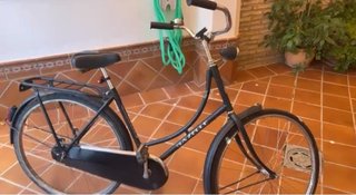 Bicicleta Paseo Alemana Negra