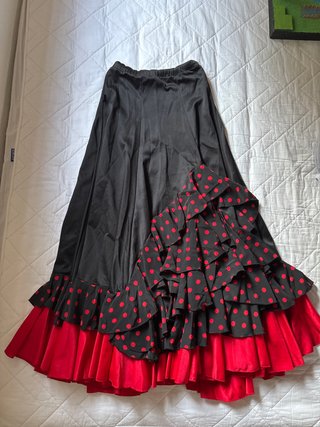 Falda Flamenca Ensayo Niña