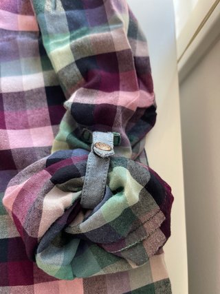 Camisa Tommy Hilfiger cuadros verde morado