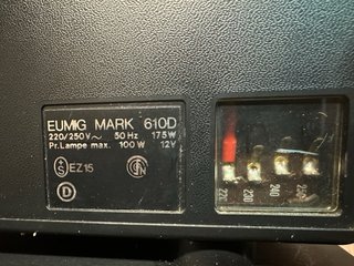 Proyector Super 8 Eumig Mark 610 D