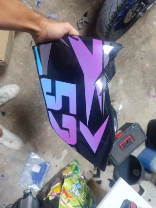 Tapa Filtro KTM EXC 2018 Negra Morada