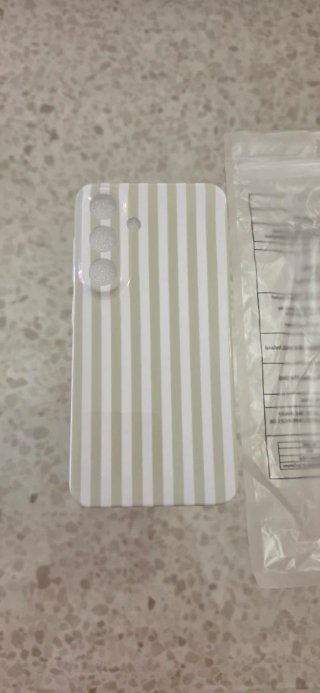 Funda rayas verde y blanca Galaxy S25