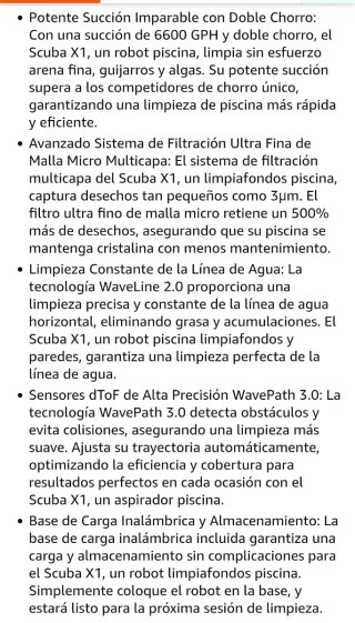 Aiper Scuba X1 Robot Limpiafondos Piscina