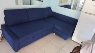 Sofá Cama Azul