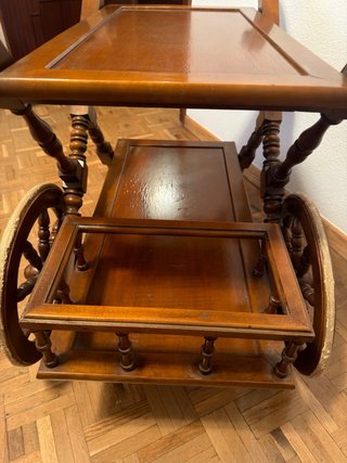 Carrito camarera madera clásico vintage