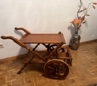 Carrito camarera madera clásico vintage