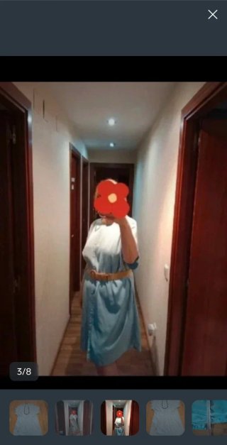 Vestido vaquero talla grande