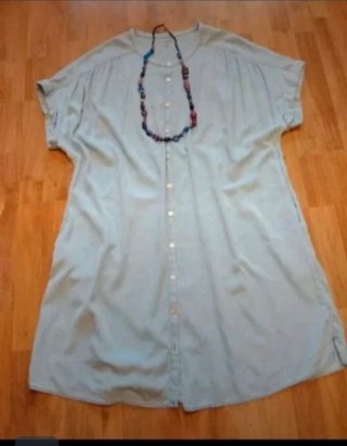 Vestido vaquero talla grande