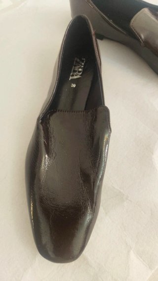 Mocasines Zara Marrones Talla 39