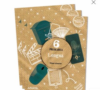 Libros texto de 6º E.P. Anaya