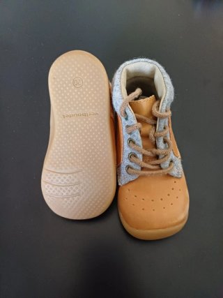 Botines de piel blanda bebé T. 20 Vertbaudet