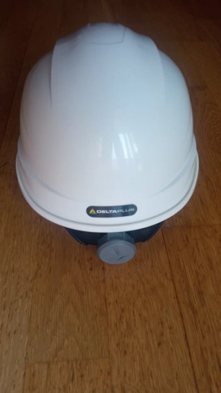 Casco de obra / seguridad / construcción blanco