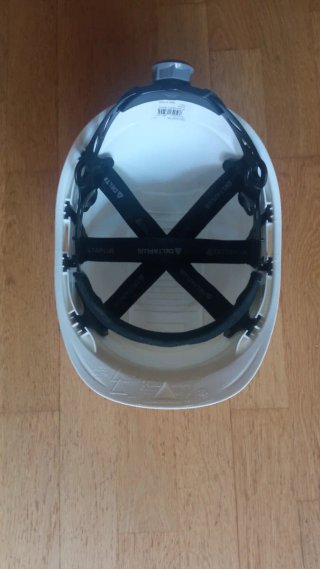 Casco de obra / seguridad / construcción blanco