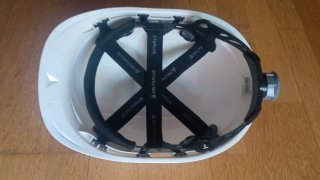 Casco de obra / seguridad / construcción blanco