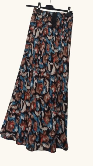 Falda Brave Soul animal print con etiqueta