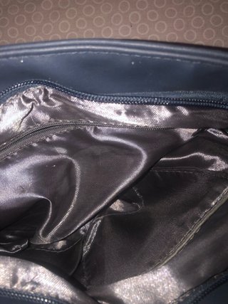 Bolso bandolera acolchado azul