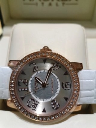 Reloj Haurex Mujer Oro y Blanco