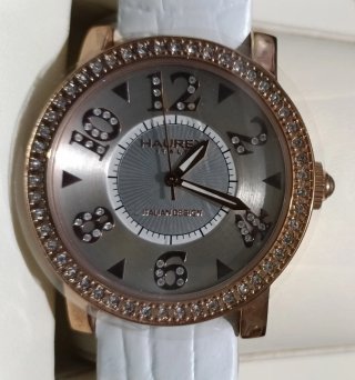 Reloj Haurex Mujer Oro y Blanco
