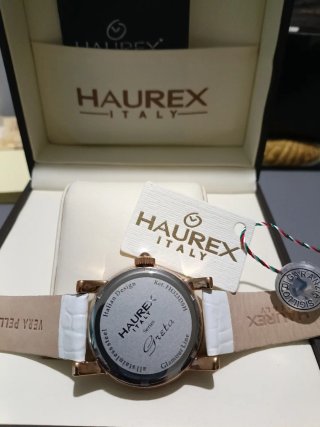Reloj Haurex Mujer Oro y Blanco