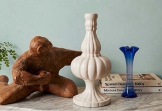 Pie de lámpara vintage Manises  Nuevo