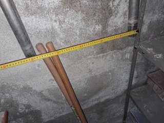 Escalera de piscina metálica