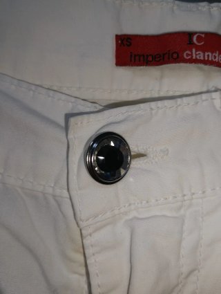 Pantalones Imperio Clandestino Blancos, fino