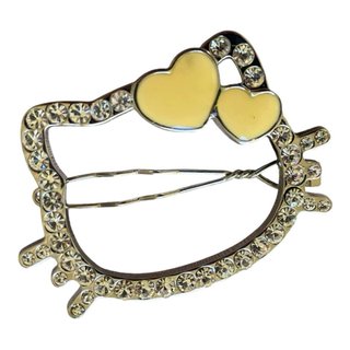 Hello Kitty Hair Clip Heart