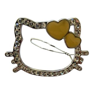 Hello Kitty Hair Clip Heart