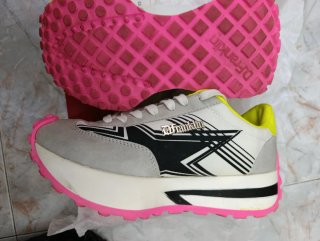 Zapatillas D.Franklin Blancas y Rosas