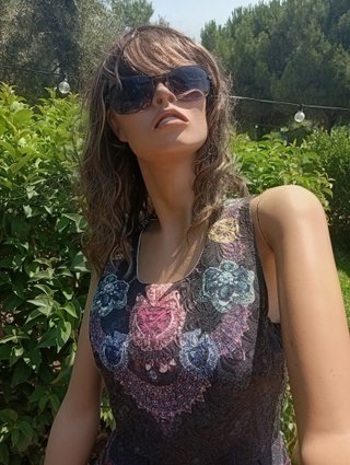 Vestido BOHO Chic pedrería Talla S/M
