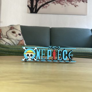 Letrero One Piece Impresión 3D