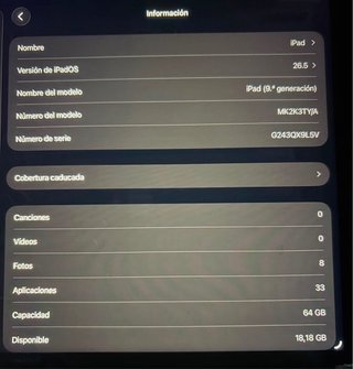 iPad 9ª Gen  generacion con Caja y Cargador