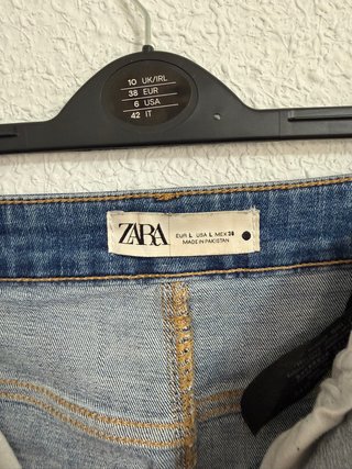 Falda vaquera larga Zara
