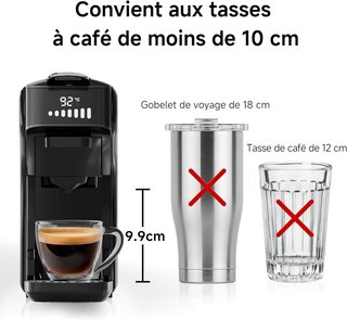 Cafetera HIBREW H1B 6-en-1 Cápsulas NUEVA