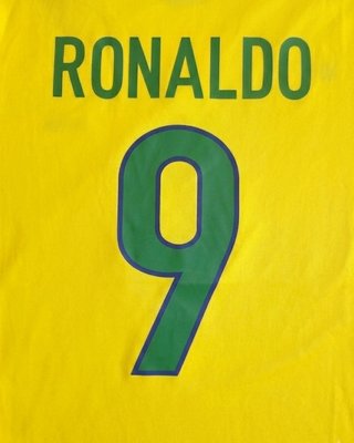 Camiseta Brasil 1998 Ronaldo 9 (Talla - XL)