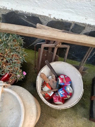 Collezione di oggetti antichi. Dalla casa di Payés.